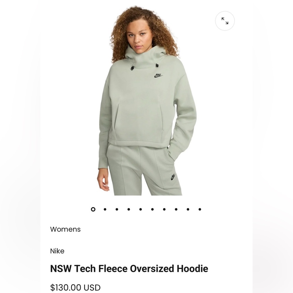 Nike Women's Green Tech Fleece Hoodie